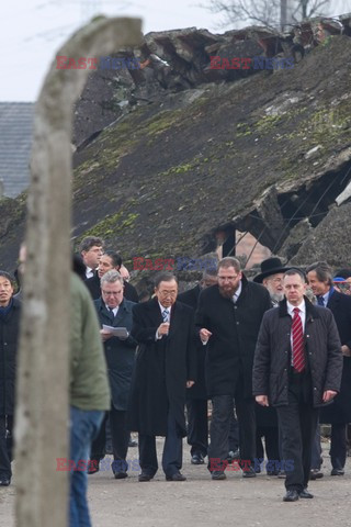 Sekretarz Generalny ONZ w w Muzeum Auschwitz - Birkenau