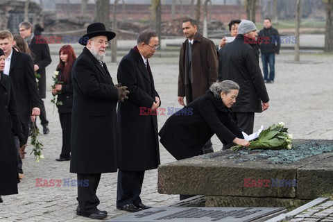 Sekretarz Generalny ONZ w w Muzeum Auschwitz - Birkenau