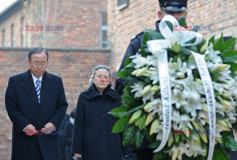 Sekretarz Generalny ONZ w w Muzeum Auschwitz - Birkenau