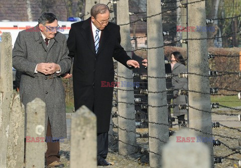 Sekretarz Generalny ONZ w w Muzeum Auschwitz - Birkenau