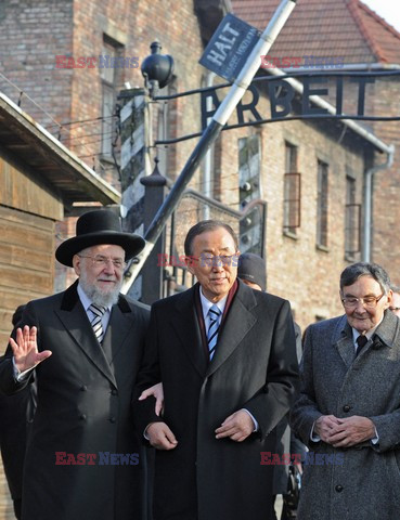 Sekretarz Generalny ONZ w w Muzeum Auschwitz - Birkenau