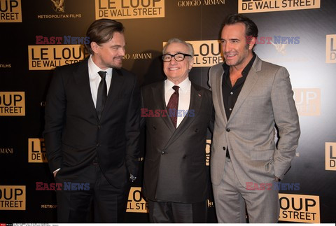 Premiere of film The Wolf of Wall Street in Paris