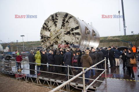 TBM Maria zaprezentowana na warszawskim Powiślu