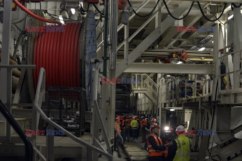 Drążenie tunelu pod Martwą Wisłą w Gdańsku