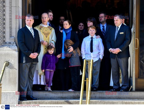 Phillip Seymour Hoffman's funeral 