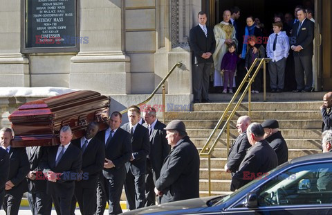 Phillip Seymour Hoffman's funeral 