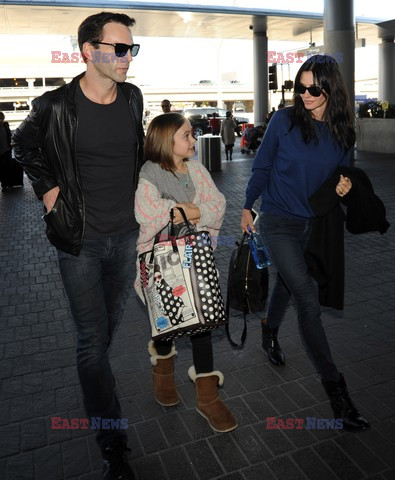 Courteney Cox, daughter Coco and reported boyfriend Johnny McDaid