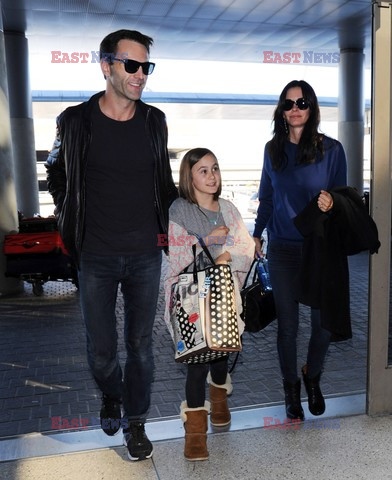 Courteney Cox, daughter Coco and reported boyfriend Johnny McDaid