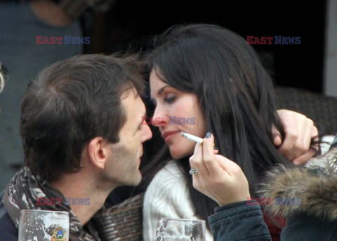 Courteney Cox, daughter Coco and reported boyfriend Johnny McDaid