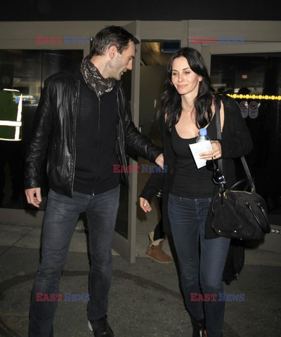 Courteney Cox, daughter Coco and reported boyfriend Johnny McDaid