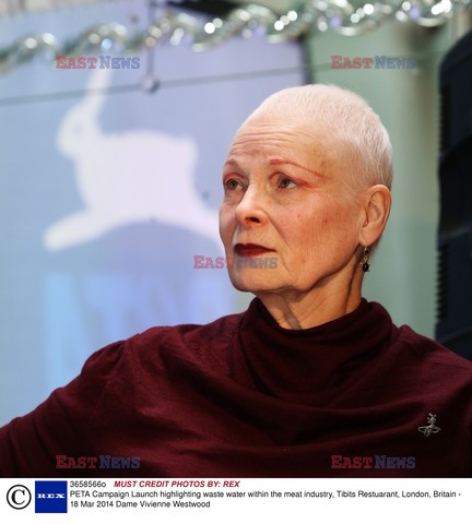 Vivienne Westwood PETA Campaign Launch 