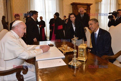 Barack Obama na audiencji u papieża Franciszka