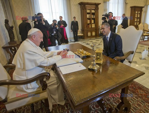 Barack Obama na audiencji u papieża Franciszka