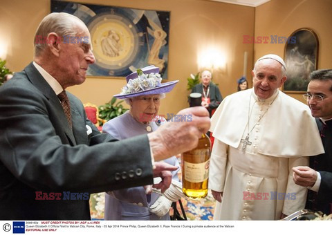 Papież Franciszek przyjął na audiencji królową Elżbietę II