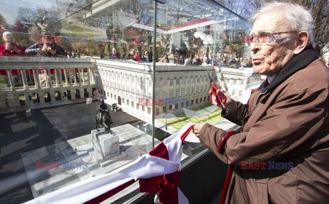 Prezentacja modelu Pałacu Saskiego