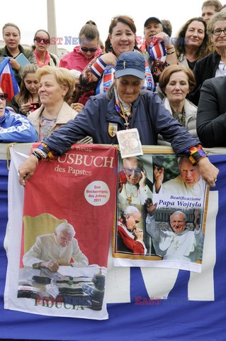 Papież Franciszek - audiencja generalna na placu świętego Piotra