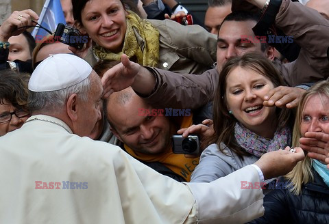 Papież Franciszek w polskim kościele w Rzymie