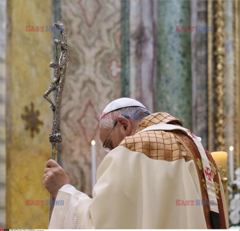 Papież Franciszek w polskim kościele w Rzymie