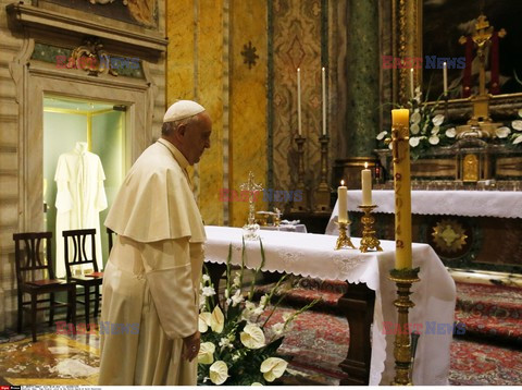 Papież Franciszek w polskim kościele w Rzymie