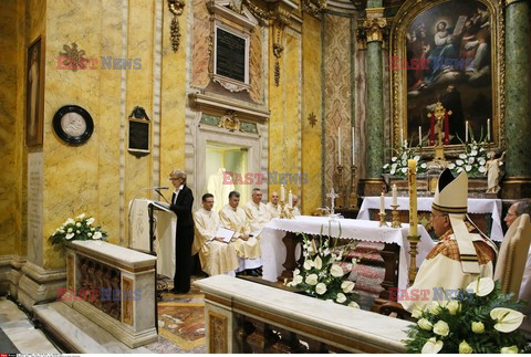 Papież Franciszek w polskim kościele w Rzymie