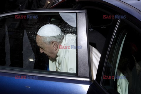 Papież Franciszek w polskim kościele w Rzymie