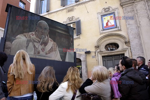 Papież Franciszek w polskim kościele w Rzymie