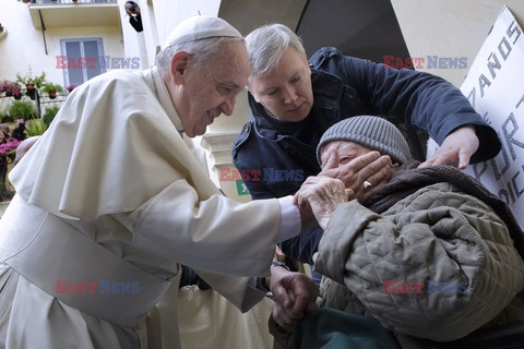 Papież Franciszek w polskim kościele w Rzymie