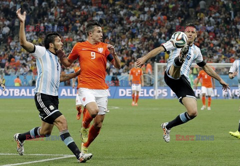 MŚ 2014 1/2 finału Holandia - Argentyna