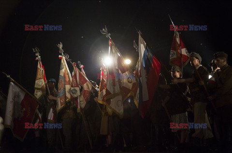 Uroczystości na Kopcu Powstania Warszawskiego