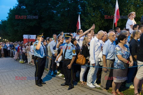 Uroczystości na Kopcu Powstania Warszawskiego