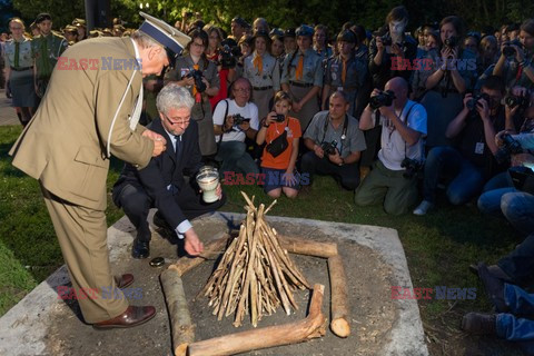 Uroczystości na Kopcu Powstania Warszawskiego