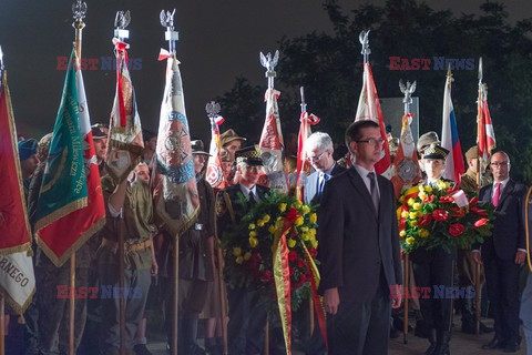 Uroczystości na Kopcu Powstania Warszawskiego