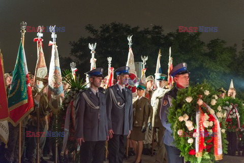 Uroczystości na Kopcu Powstania Warszawskiego