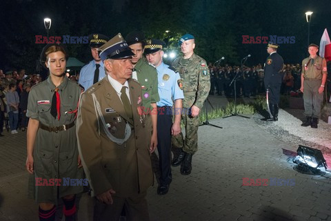 Uroczystości na Kopcu Powstania Warszawskiego