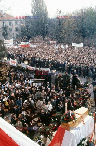 Pogrzeb i żałoba po ks. Popiełuszce