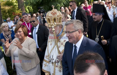 Prezydent Komorowski na uroczystościach na Św. Górze Grabarce