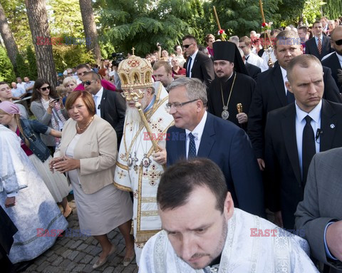 Prezydent Komorowski na uroczystościach na Św. Górze Grabarce