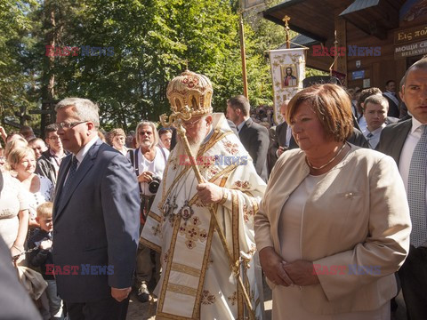 Prezydent Komorowski na uroczystościach na Św. Górze Grabarce