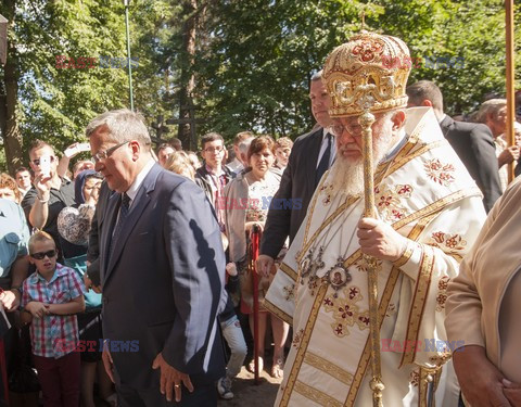 Prezydent Komorowski na uroczystościach na Św. Górze Grabarce