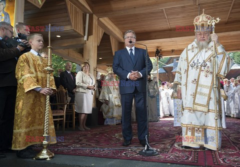 Prezydent Komorowski na uroczystościach na Św. Górze Grabarce