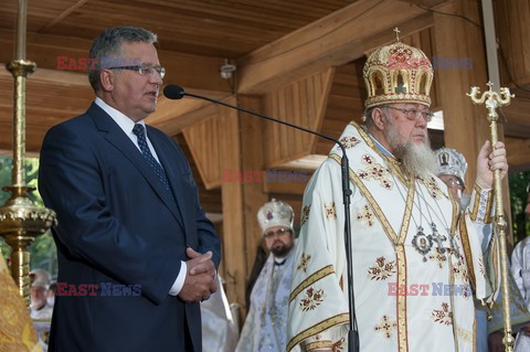 Prezydent Komorowski na uroczystościach na Św. Górze Grabarce