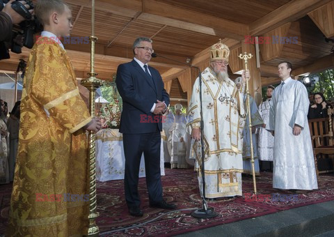 Prezydent Komorowski na uroczystościach na Św. Górze Grabarce