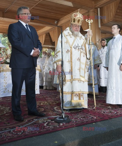 Prezydent Komorowski na uroczystościach na Św. Górze Grabarce