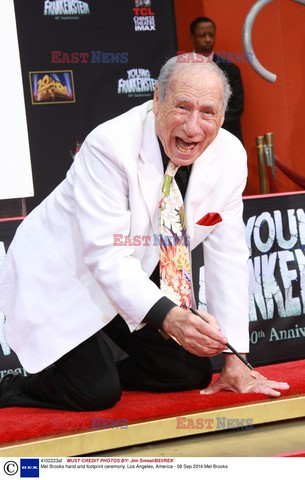 Mel Brooks odcisnął swoje dłonie i stopy