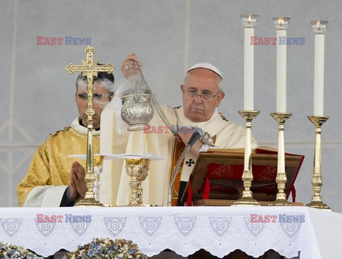 Papież Franciszek w Redipuglii