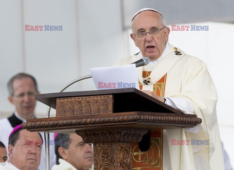 Papież Franciszek w Redipuglii