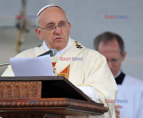 Papież Franciszek w Redipuglii