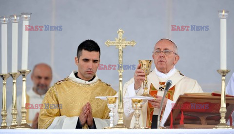 Papież Franciszek w Redipuglii