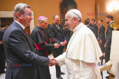 Bayern Monachium na audiencji u papieża