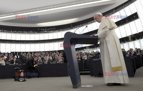 Papież Franciszek w Parlamencie Europejskim